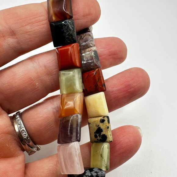 10mm stretchy multi-stone bracelet! - Picture 4 of 10